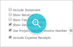 Attach Expense Receipts to Invoices